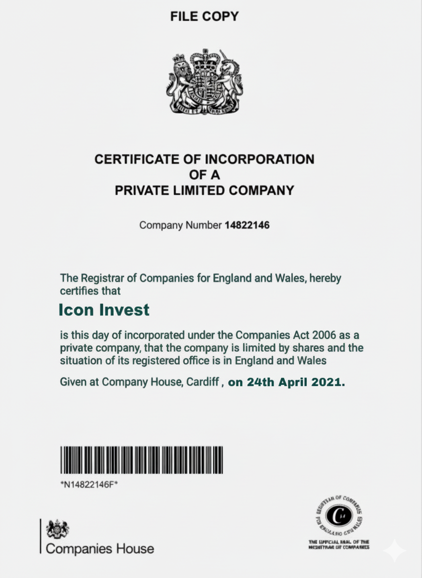 UK CERTIFICATE